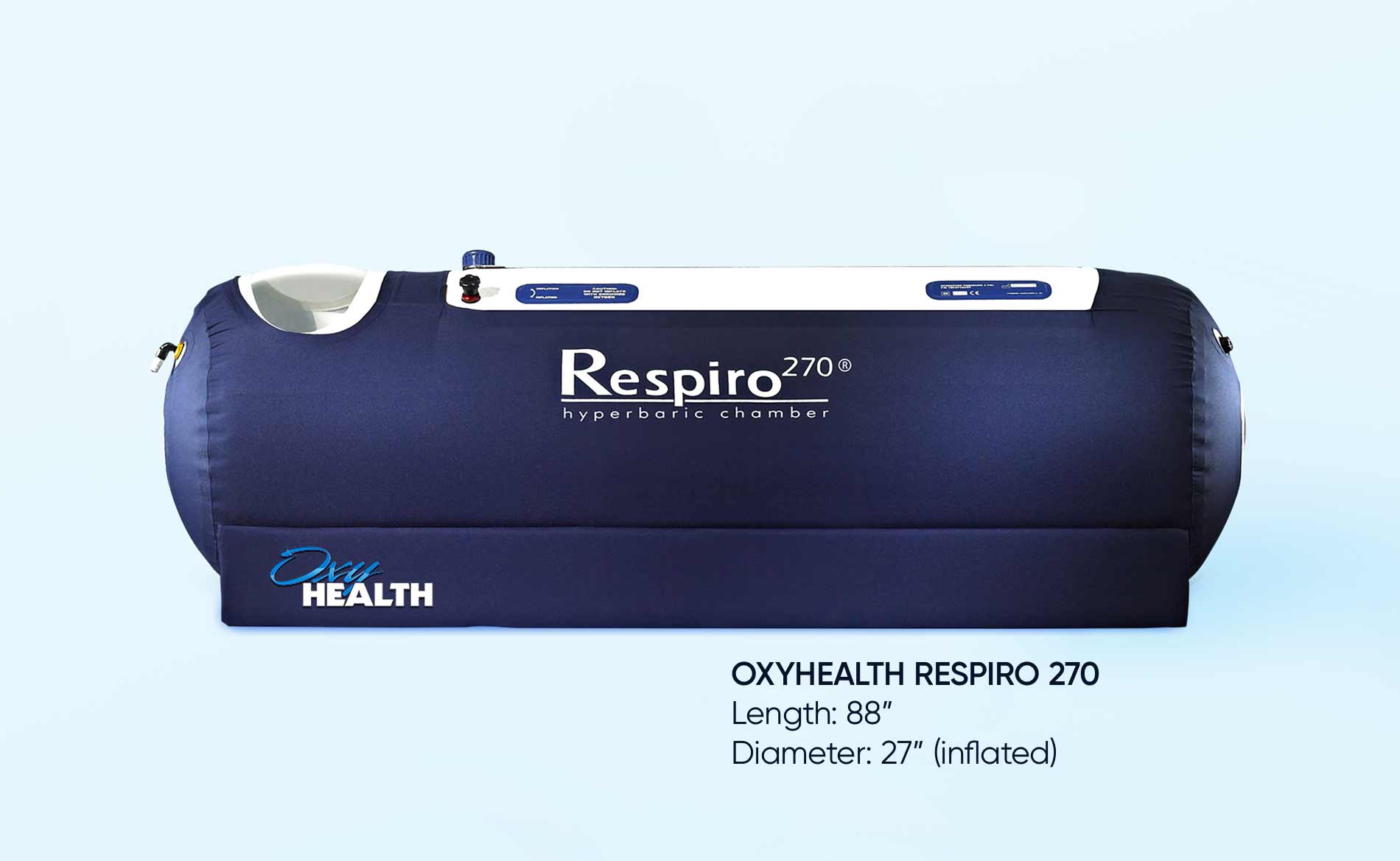 hyperbaric oxygen therapy chamber OxyHealth Respiro 270 alt